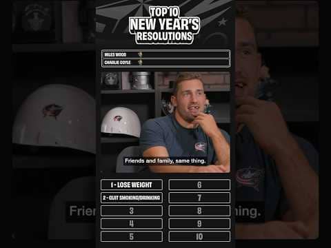 TOP 10 NEW YEAR'S RESOLUTIONS! 🥳 Miles Wood and Charlie Coyle Get COMPETITIVE in Pros Who Knows! 🤣