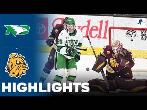 North Dakota vs Minnesota Duluth | NCAA College Hockey | Highlights - March 14, 2026
