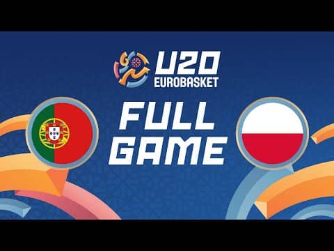 LIVE - Portugal v Poland | FIBA U20 Women's EuroBasket 2025 | Class. Games 9-16