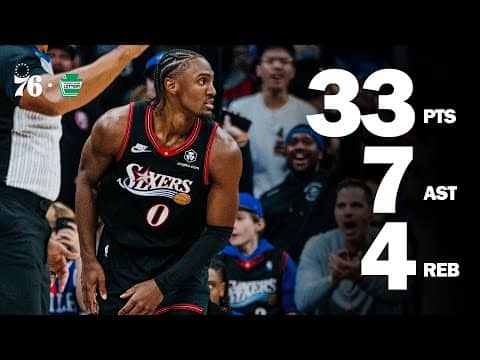 Tyrese Maxey Leads All Scorers with 33 Points