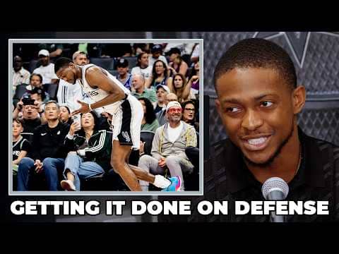 De'Aaron Fox on Spurs Playing Well Defensively and Consistently Getting Stops