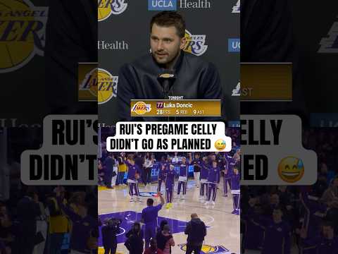 Hopefully Rui can redeem himself tonight 🤣