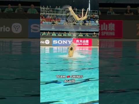 Team 🇨🇳 shines again in Toronto ✨ #artisticswimming #worldcup #china #routine #wukong #art