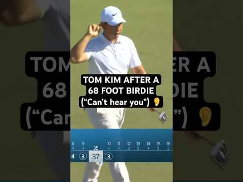 Tom Kim can't hear youuuuu 👂