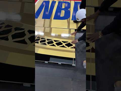 Sound 🆙 The court is ready for Emirates NBA Cup action in Las Vegas! 🤩