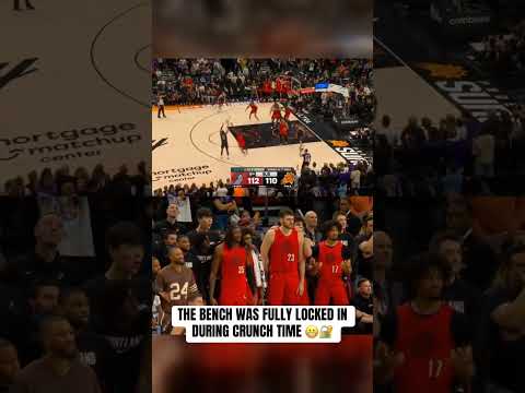 Blazers’ bench reaction to both Deni's game-winning shot and the game-sealing stop was priceless 🔥