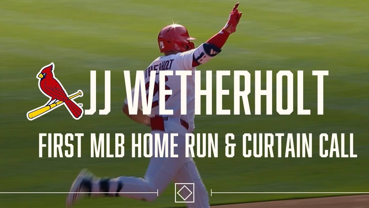 WATCH: JJ Wetherholt First MLB Home Run in Opening Day Debut | St. Louis Cardinals