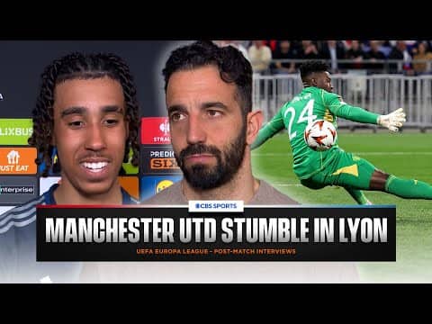 "We will continue to do the SAME THING" Amorim on REPLACING Onana | Manchester United DRAW in Leg 1