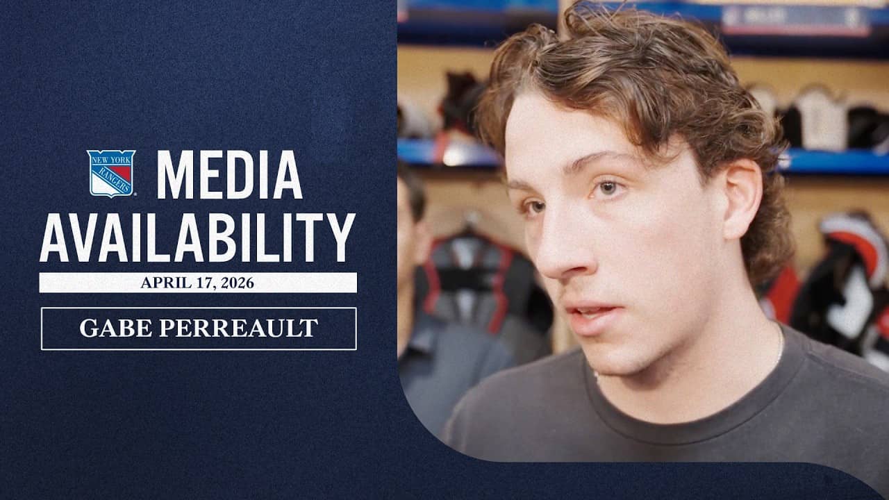 NYR 2026 Exit Day: Gabe Perreault Media Availability | April 17, 2026