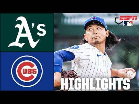 Athletics vs. Chicago Cubs | Full Game Highlights | ESPN MLB