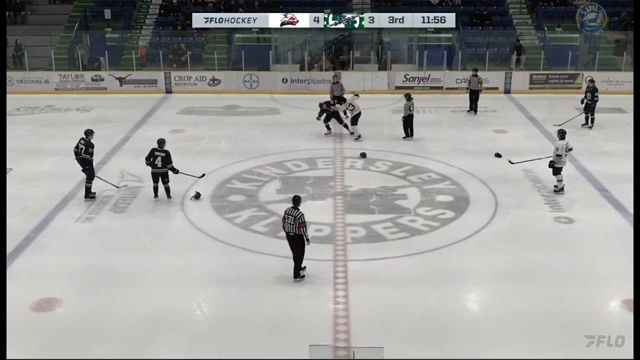 Pryce Thiessen vs Kayden Yeaman #SJHL Feb 27/26