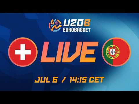 LIVE - Switzerland v Portugal | FIBA U20 Women's EuroBasket 2026 Division B | Group Phase