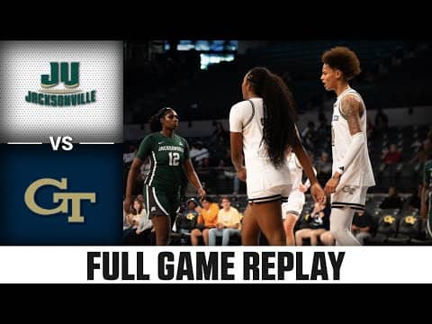 Jacksonville vs. Georgia Tech Full Game Replay |  2025-26 ACC Women’s Basketball
