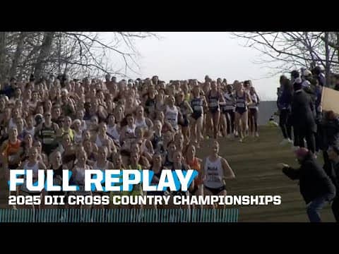 2025 NCAA DII men's and women's cross country championships | FULL RACE