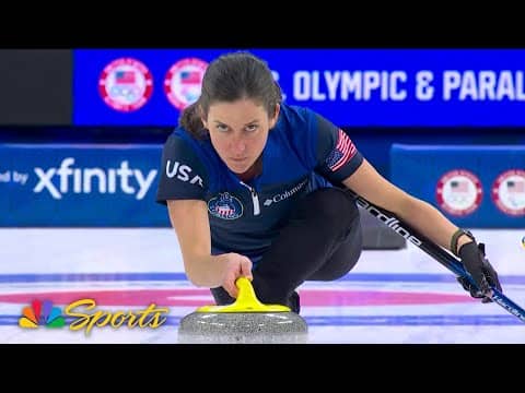 Team Peterson POWERS past Team Cousins for early lead at U.S. Olympic Curling Trials | NBC Sports