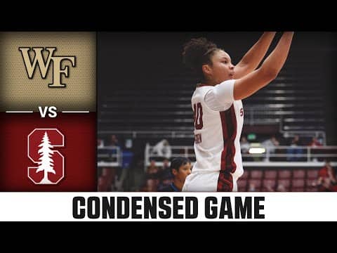 Wake Forest vs. Stanford Condensed Game | 2025-26 ACC Women's Basketball