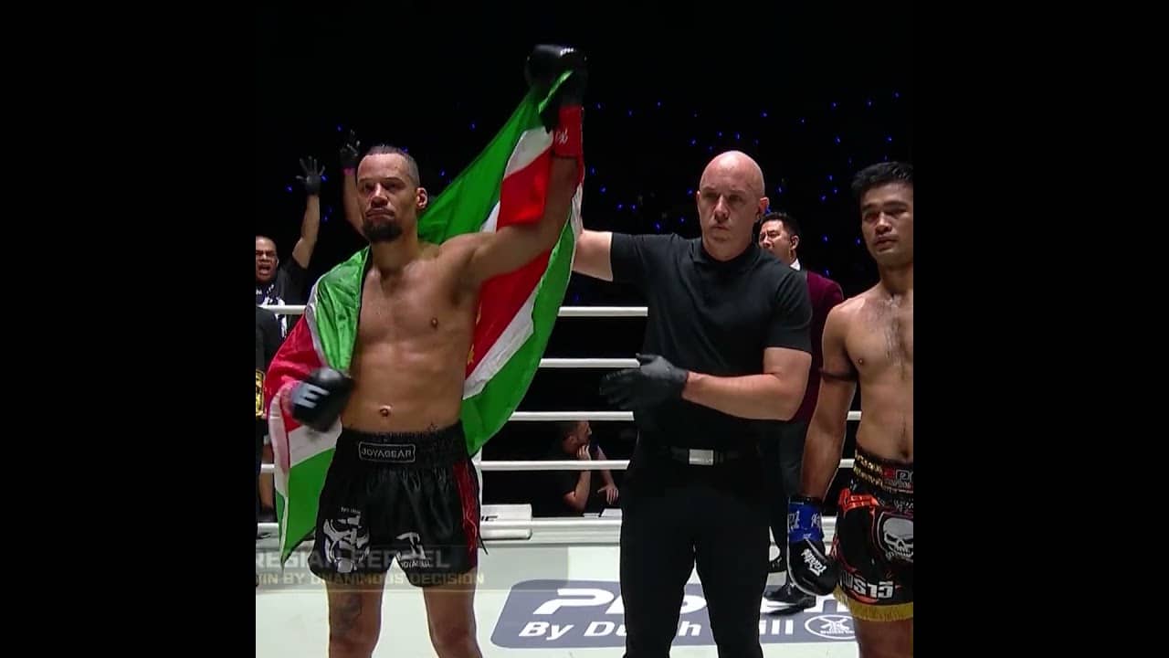 Regian Eersel defeats Rungrawee to reclaim the ONE Lightweight Kickboxing World Championship!