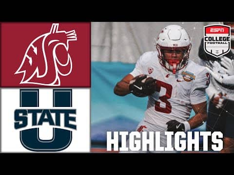 Famous Idaho Potato Bowl: Washington State Cougars-Utah State Aggies | Full Game Highlights | ESPN