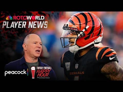Lions-Bengals fantasy: Ja'Marr Chase, Jameson Williams | Fantasy Football Happy Hour | NFL on NBC