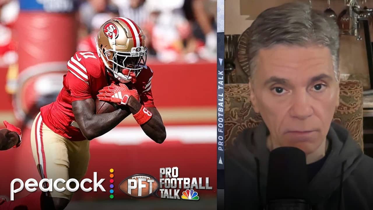 San Francisco 49ers still holding onto wide receiver Brandon Aiyuk | Pro Football Talk | NFL on NBC