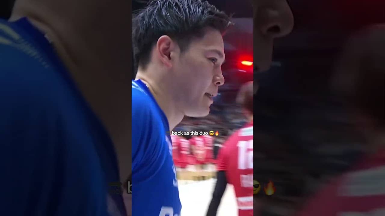 Nishida and Ran making us tear up 🥺 #volleyball #volleyballworld #svelague #nishida