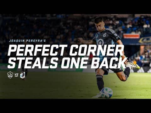 MNUFC Goal: Loons Steal a Late Goal on a Lovely Corner from Pereyra