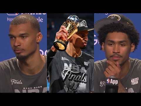 "I want to win so bad, it's like my life depends on it." Spurs Talk Advancing to the NBA Finals