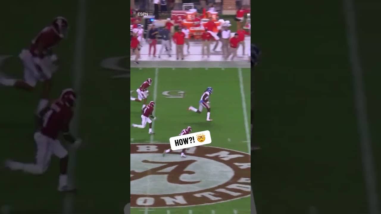 Sometimes it’s better to be lucky than good 😅 #collegefootball