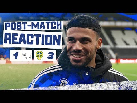 “Hopefully the first of a few” | James Justin on first goal for club | Derby County 1-3 Leeds United