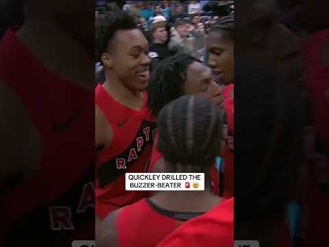 IMMANUEL QUICKLEY GAME-WINNING #tissotbuzzerbeater THREE WITH NO TIME LEFT 😱 🚨 ⏰