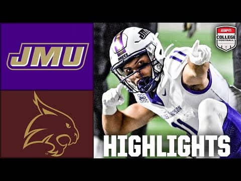 James Madison Dukes vs. Texas State Bobcats | Full Game Highlights | ESPN College Football