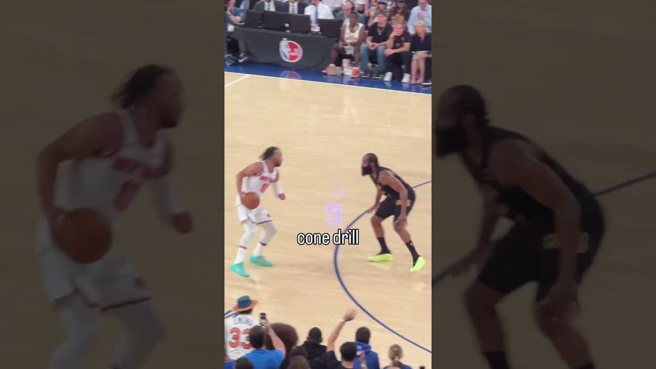 Jalen Brunson knew to go at James Harden every time 🫣