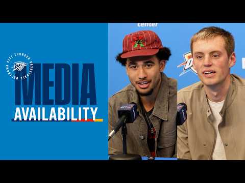 Jared McCain and Payton Sandfort | Postgame Media | April 12, 2026