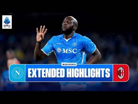 Napoli vs. AC Milan: Extended Highlights | Serie A | CBS Sports Golazo