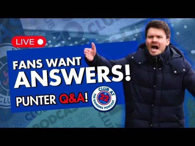 Rangers Fans Q&A LIVE | Nothing Off Limits!