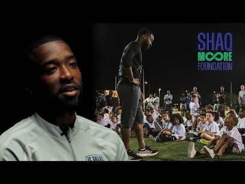 Shaq Moore gives back through the Shaq Moore Foundation!