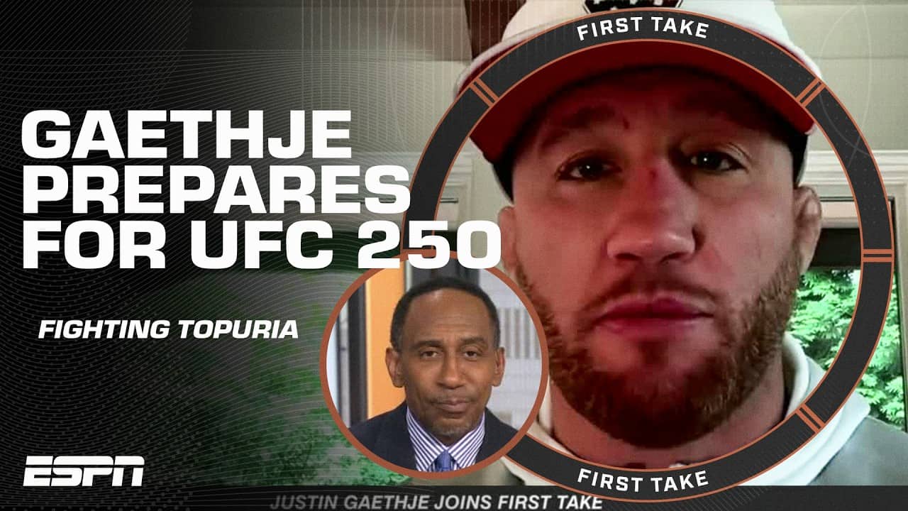 Justin Gaethje on how being the underdog vs. Topuria has motivated him 🔥 | First Take