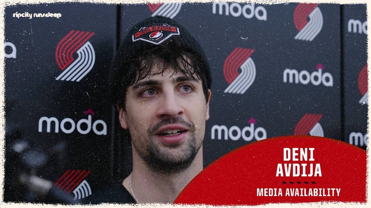 Deni Avdija On Upcoming Playoff Series vs San Antonio Spurs | Portland Trail Blazers | April 16 2026
