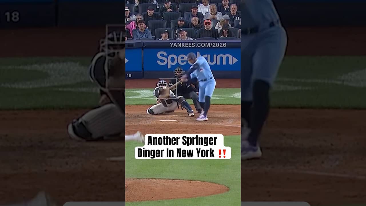 George Springer’s second homer of the series 😤 #MLB #BlueJays
