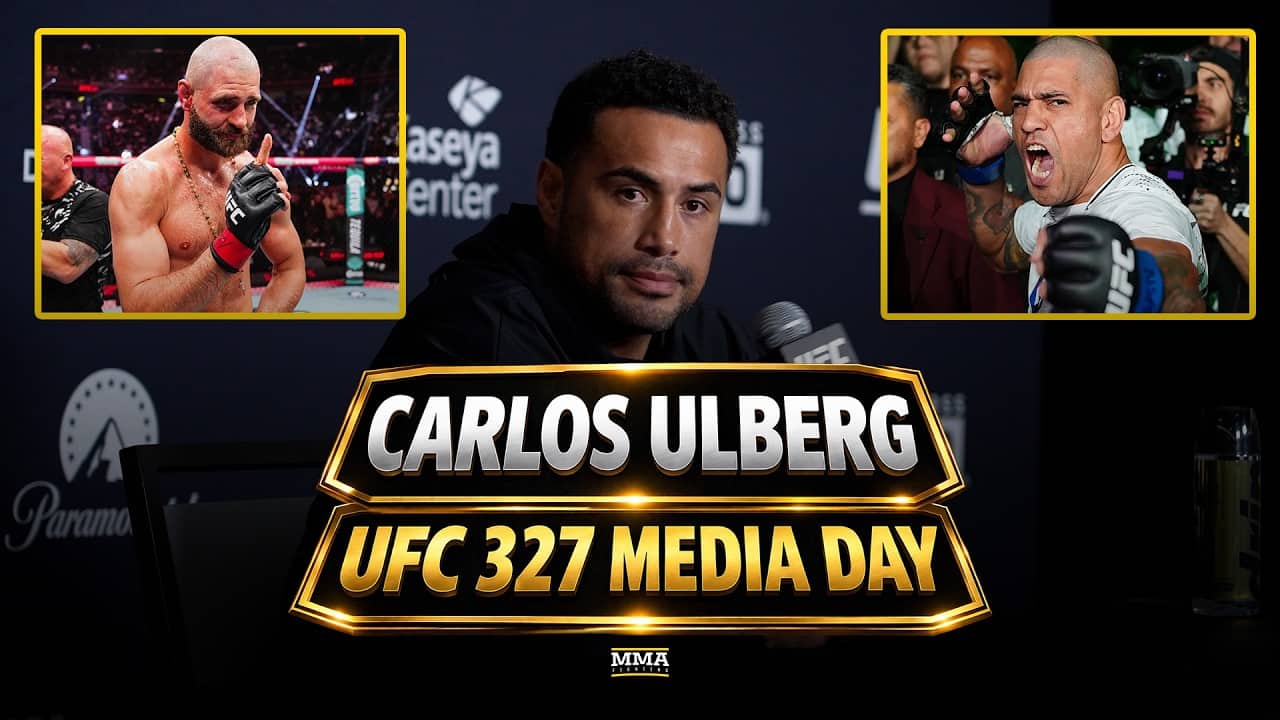 Carlos Ulberg Previews UFC 327 Main Event vs. Jiri Prochazka | MMA Fighting