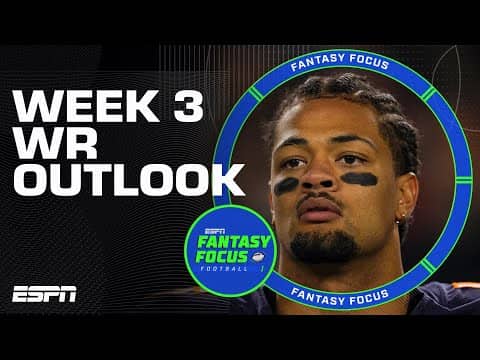 Which WR's have the Best Matchups in Week 3? 👀 | Fantasy Focus 🏈