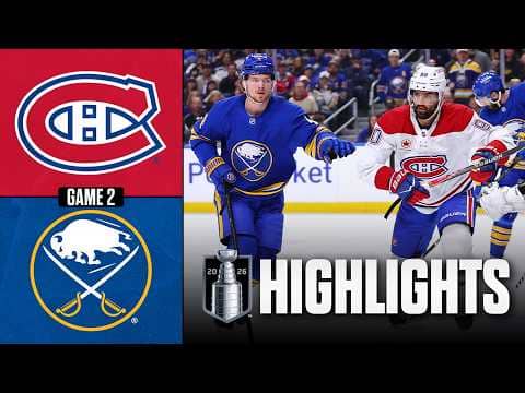 Canadiens vs. Sabres | NHL Playoff Highlights | Game 2 | May 8, 2026
