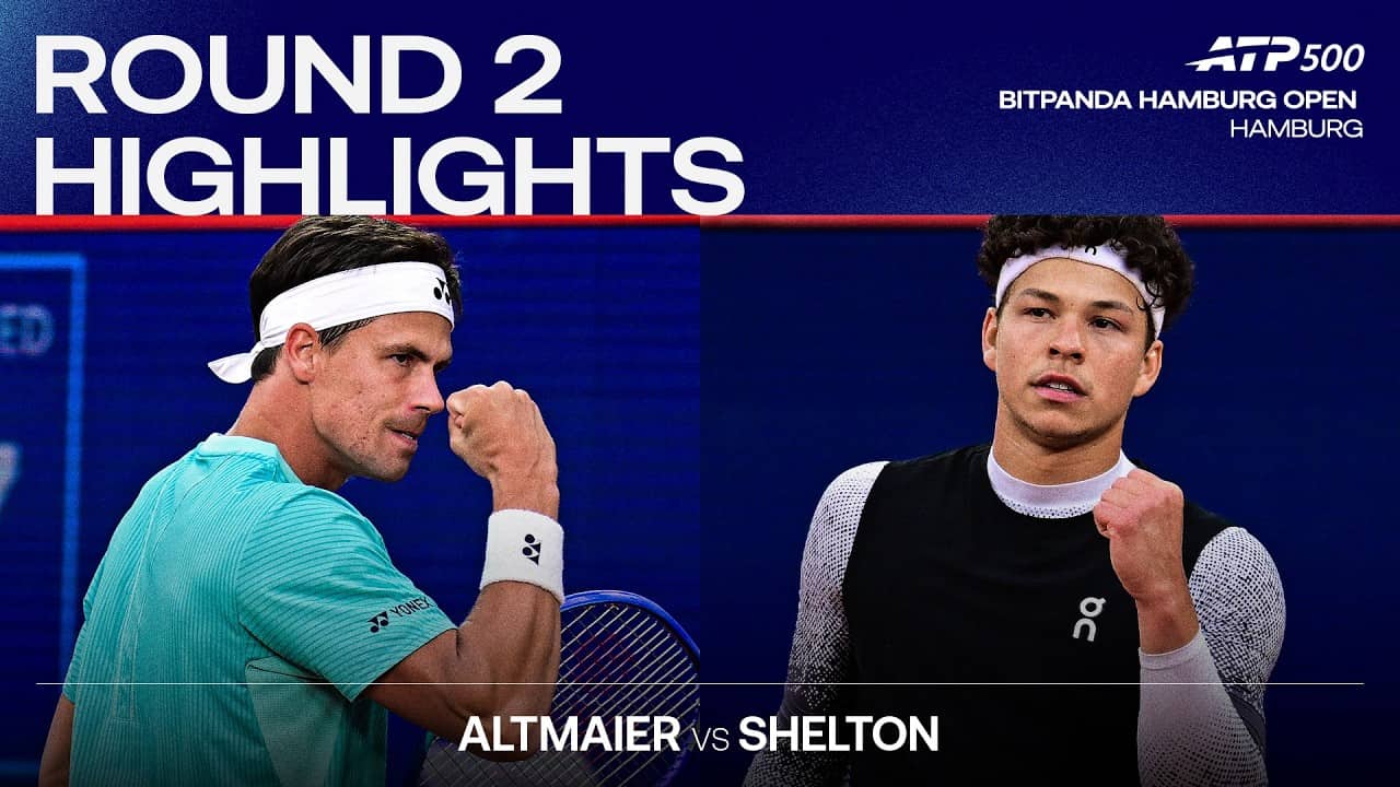 Daniel Altmaier vs Ben Shelton Highlights | Hamburg 2026 Round 2