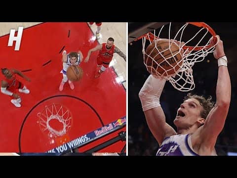 Lauri Markkanen SELF ALLEY-OOP Off the Glass! 🤯