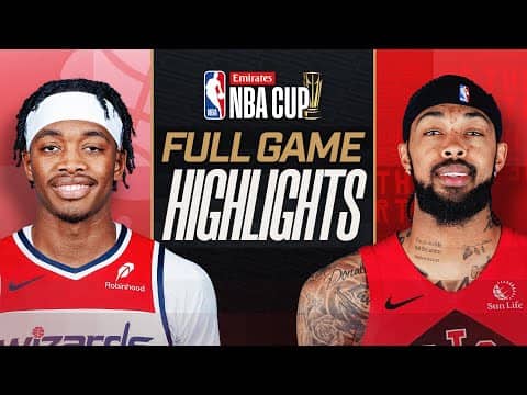 WIZARDS at RAPTORS | EMIRATES NBA CUP 🏆 | FULL GAME HIGHLIGHTS | November 21, 2025