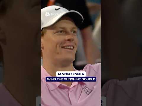 Jannik Sinner wins his second Miami title! 🏆🌴