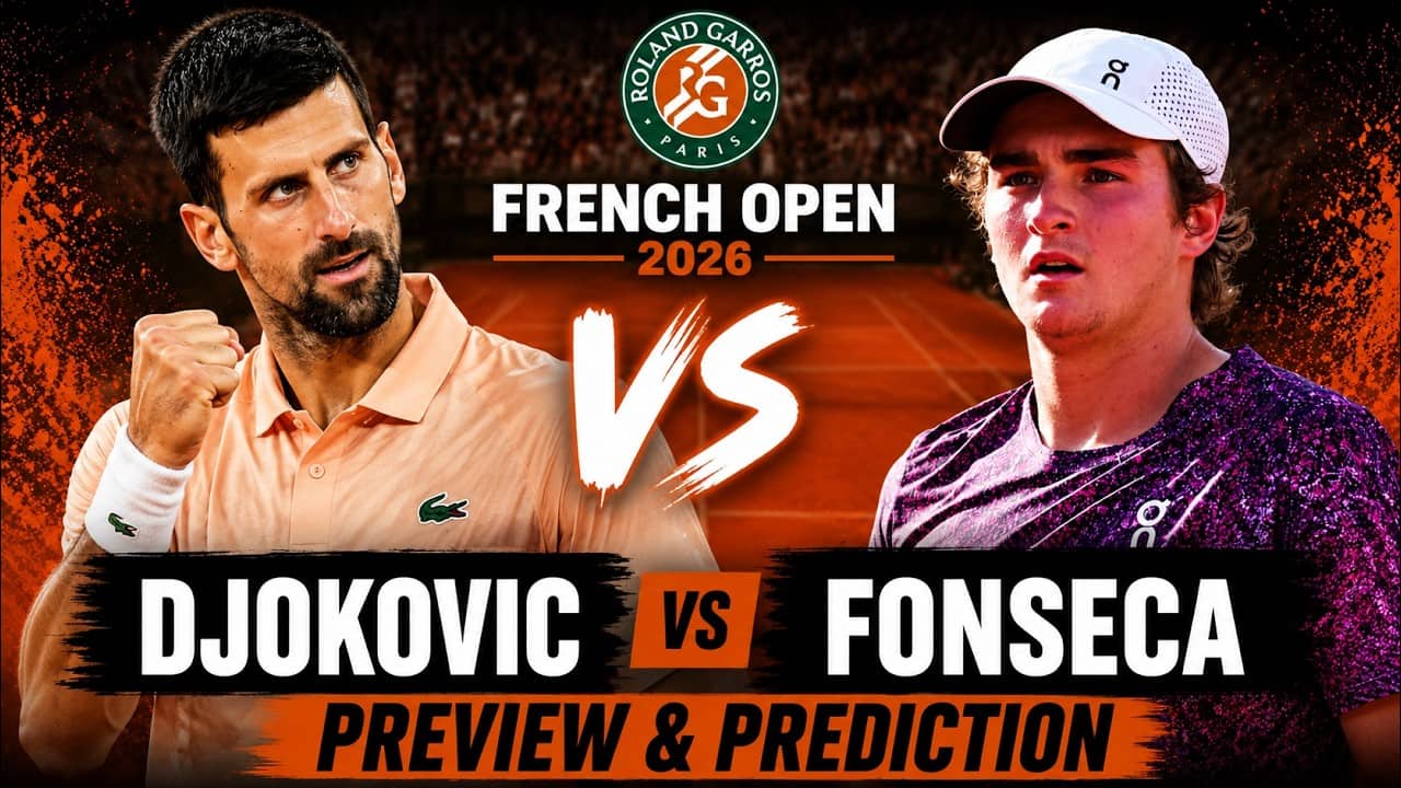 Novak Djokovic vs Joao Fonseca | French Open Round 3 | Roland Garros 2026 | Preview & Prediction