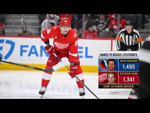 KANE ties MODANO for all-time points by U.S. player