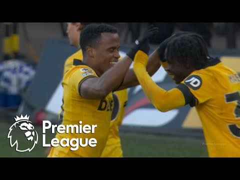 Jhon Arias gives Wolves shock lead over West Ham | Premier League | NBC Sports