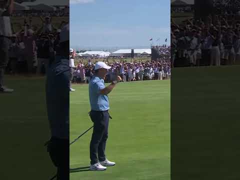 a PERFECT putt from McIlroy!